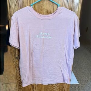 Pink Short Sleeve Tee - Choose Kindness